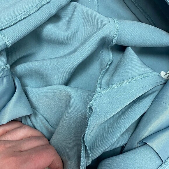 AVEC LES FILLES Ankle Trouser Pants Sky Blue Anthropologie Office Wear Sz Large - Picture 11 of 13